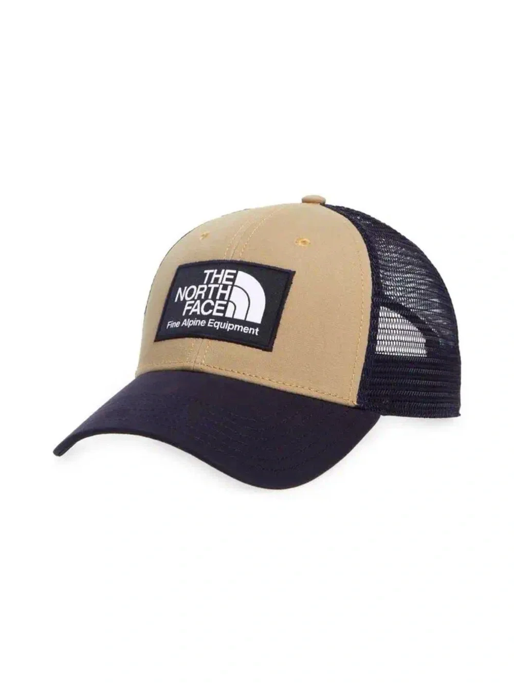 The North Face Khaki and Navy Blue Trucker Hat